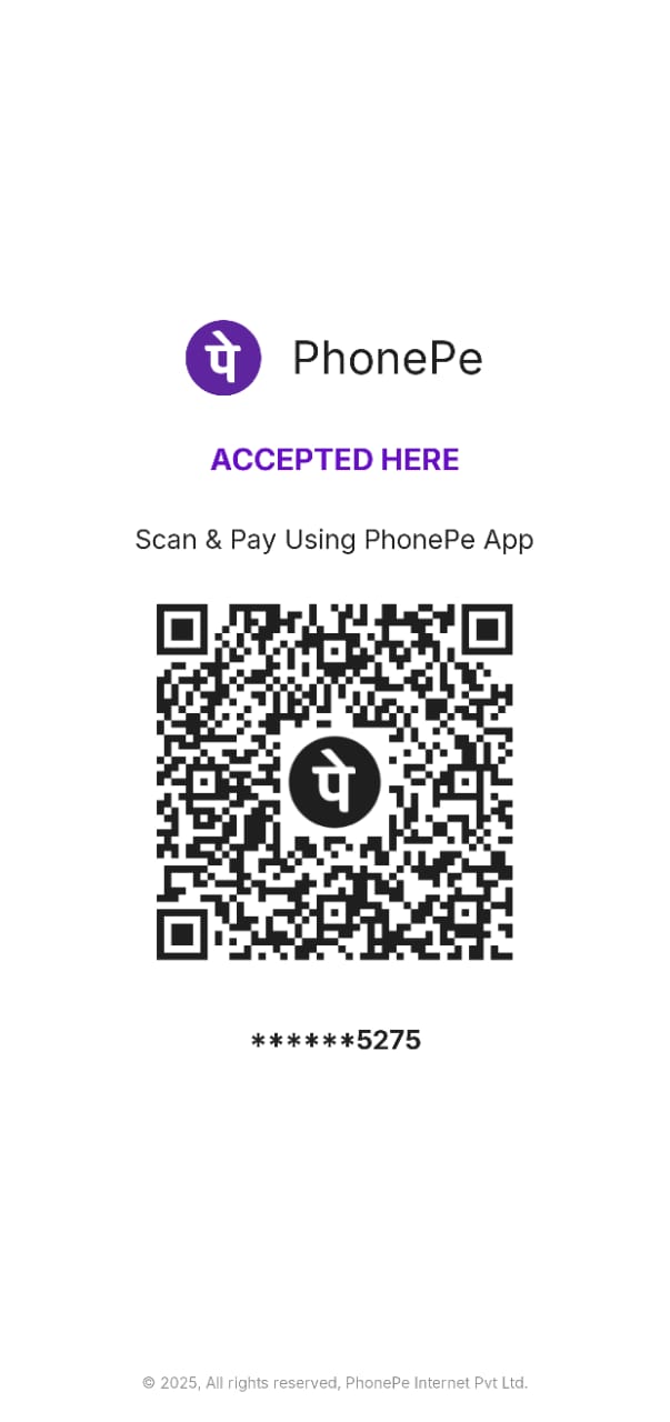 PhonePe QR Code for Payment